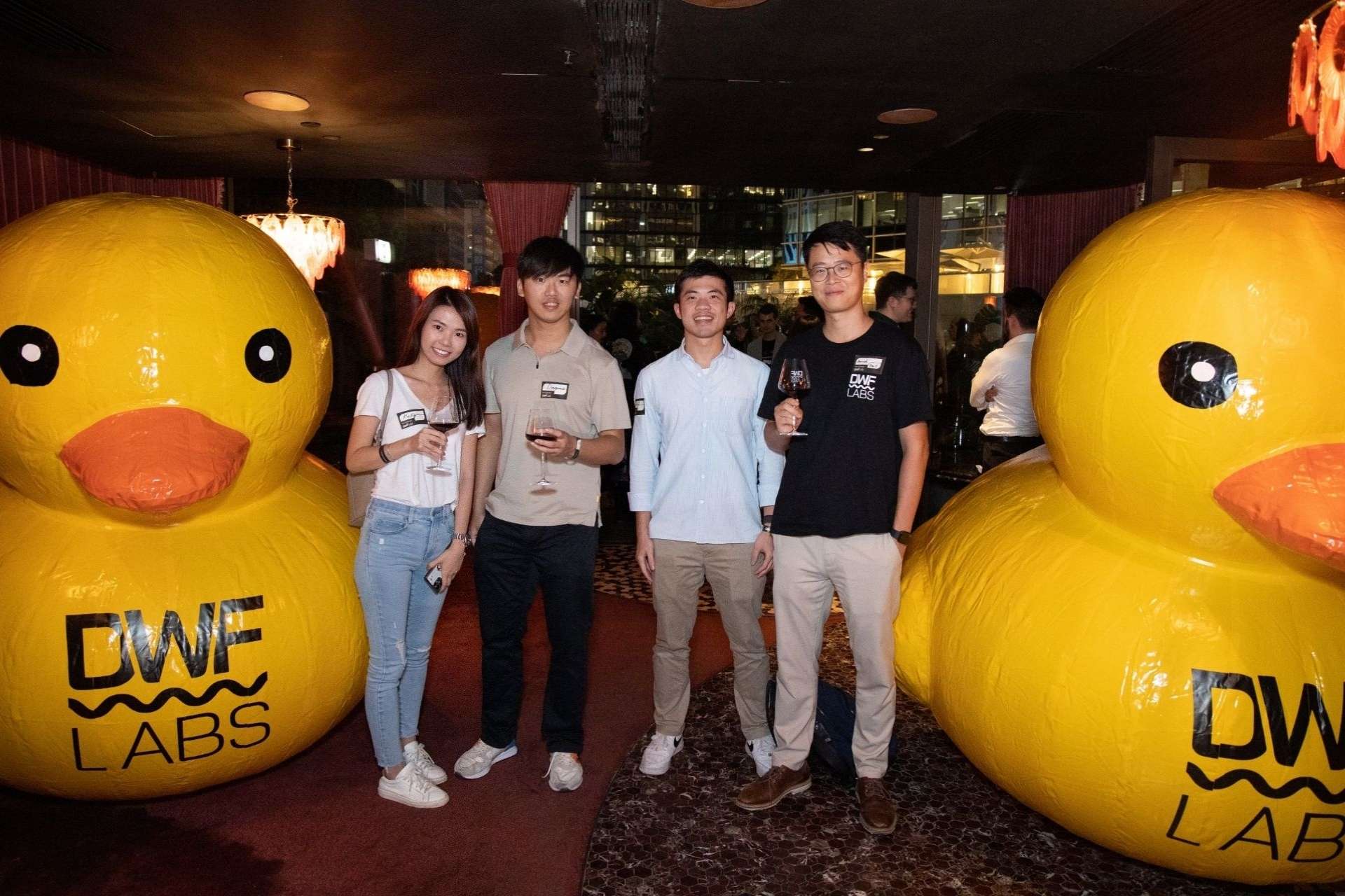 DWF labs, ducks, grand majestic Szechuan, hong kong, fintech week