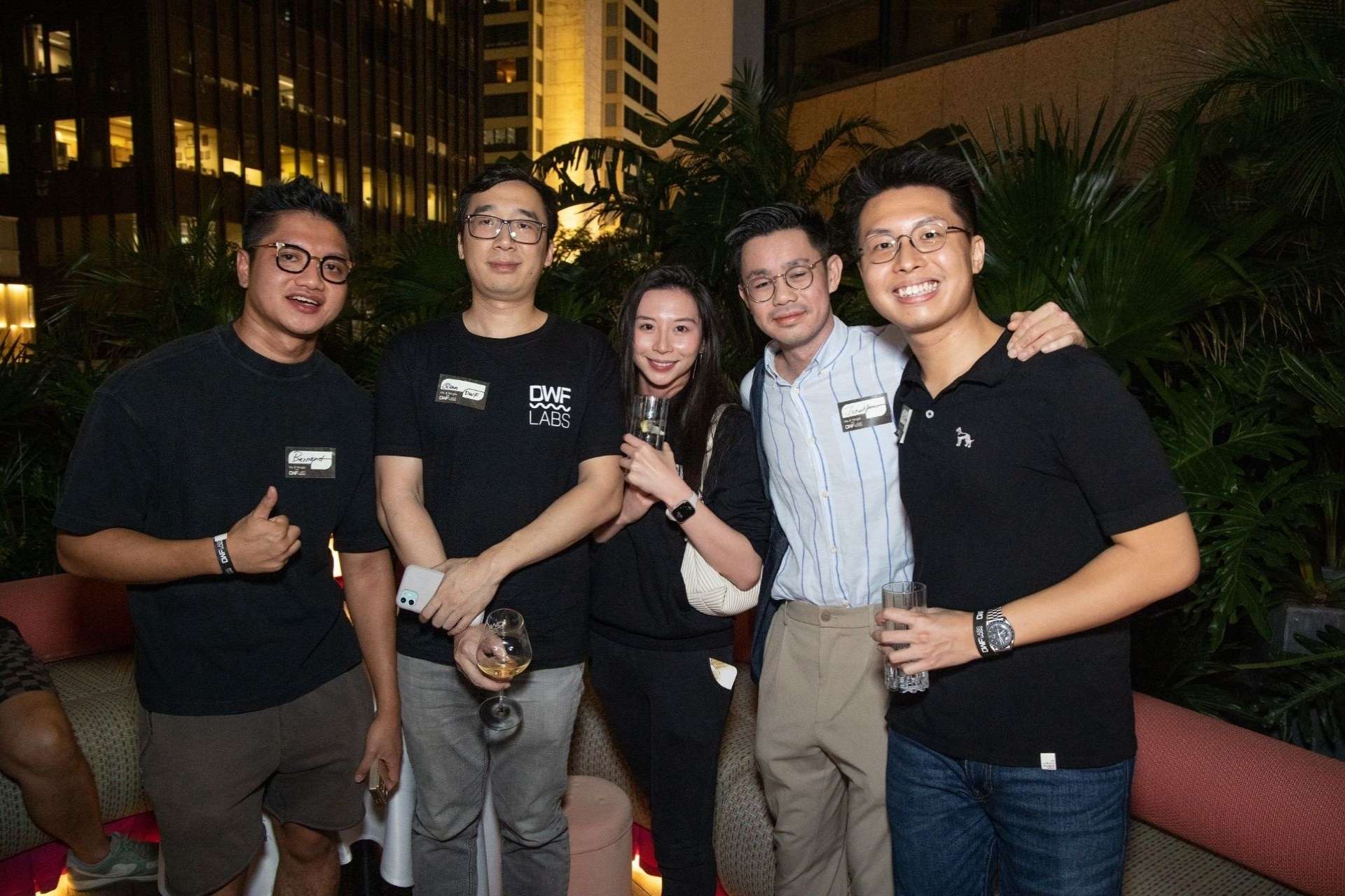 DWF Labs, guests, grand majestic szechuan, Hong kong, fintech week 