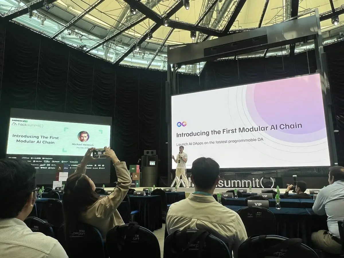 0G Labs introducing the first modular AI chain at Hack Summit