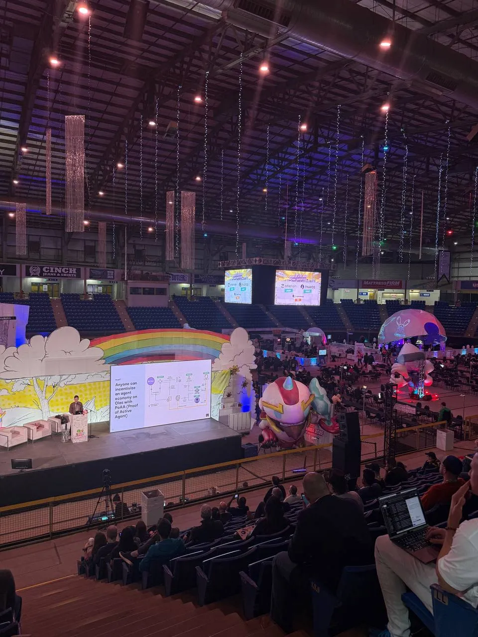 An ETHDenver 2025 stage. Source: DWF Ventures